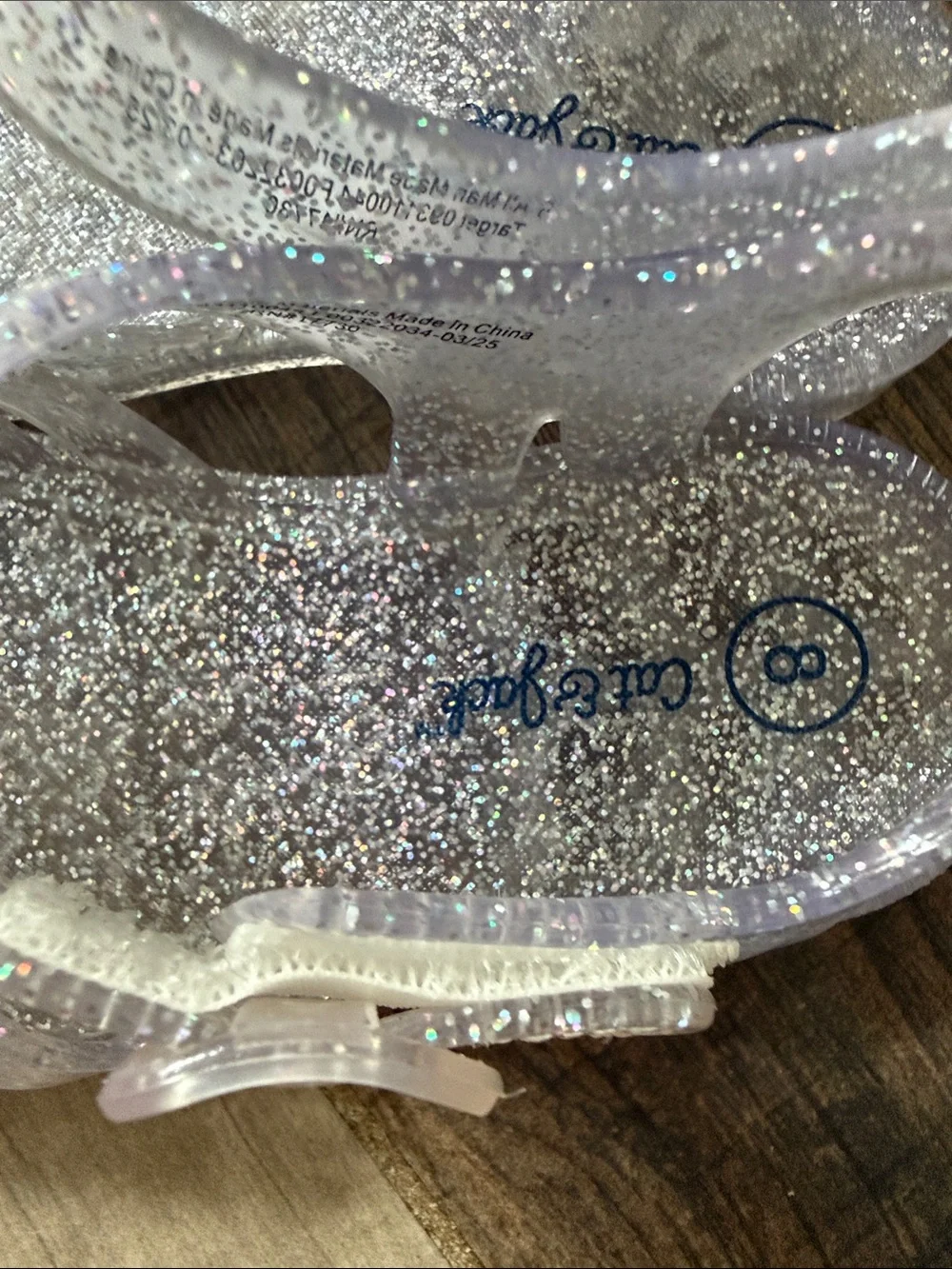 Cat & Jack sparkling translucent